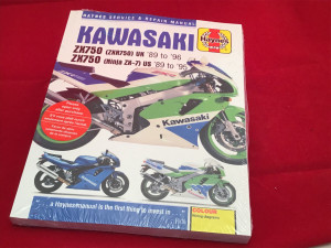 Haynes Manual Kawasaki ZXR750(ZX750H,J,K,L,M)89-96