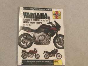 Haynes manual  Yamaha TDM850, TRX850, XTZ750 Super Tenere 89-99.