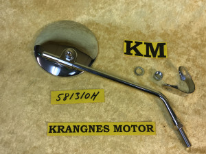 Speil med klemme og 10mm feste
