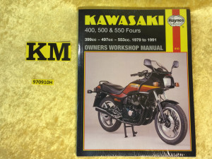 Haynes manual Z400/500/550