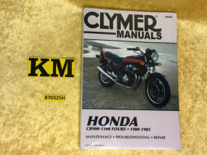 Clymer manual CB 750/1100