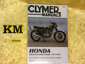 Clymer manual CB 350, 400, 500, 550F